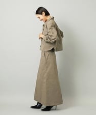 F6JJA30260 MICHEL KLEIN(小さいサイズ)(メゾン ドゥ サンク) [小さいサイズ][セットアップ対応]チノダブルポケットブルゾン カーキ