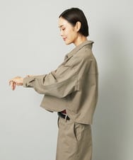 F6JJA30260 MICHEL KLEIN(小さいサイズ)(メゾン ドゥ サンク) [小さいサイズ][セットアップ対応]チノダブルポケットブルゾン カーキ