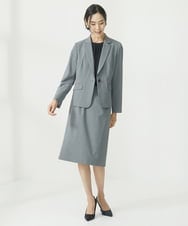 F6KAA01160 MICHEL KLEIN(小さいサイズ)(メゾン ドゥ サンク) [小さいサイズ]プリーツデザインブラウソー(インナーにおすすめ) オフホワイト