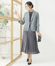 F6KAA31170 MICHEL KLEIN(小さいサイズ)(メゾン ドゥ サンク) [小さいサイズ]シアー切り替えカットソー ブラック