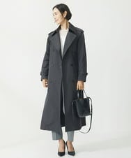 F6KAA31170 MICHEL KLEIN(小さいサイズ)(メゾン ドゥ サンク) [小さいサイズ]シアー切り替えカットソー ブラック