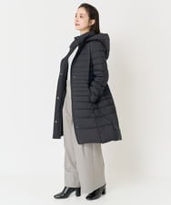 F6KAA34150 MICHEL KLEIN(小さいサイズ)(メゾン ドゥ サンク) [小さいサイズ]カシミヤ混ハイネックカットソー(レイヤードにおすすめ) ライトグレー
