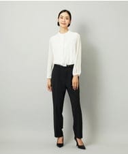 F6KAD02170 MICHEL KLEIN(小さいサイズ)(メゾン ドゥ サンク) [小さいサイズ]ボウタイ付き2WAYブラウソ― ホワイト