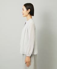 F6KAD02170 MICHEL KLEIN(小さいサイズ)(メゾン ドゥ サンク) [小さいサイズ]ボウタイ付き2WAYブラウソ― ホワイト