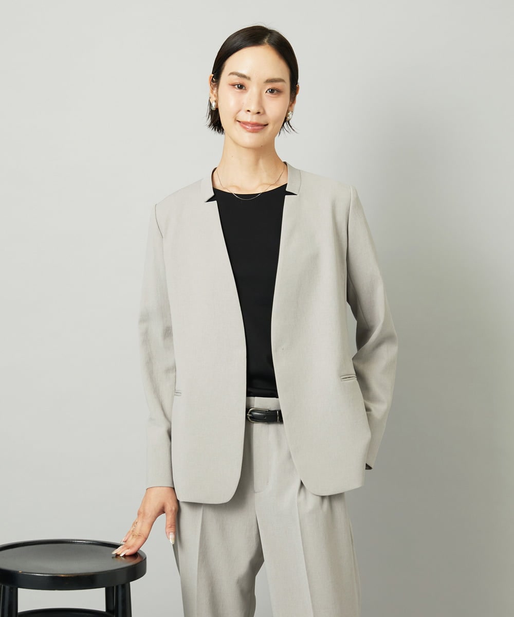 F6KAD15150 MICHEL KLEIN(小さいサイズ)(メゾン ドゥ サンク) [小さいサイズ]クリーンフォルムTシャツ ブラック