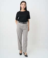 F6KAD15150 MICHEL KLEIN(小さいサイズ)(メゾン ドゥ サンク) [小さいサイズ]クリーンフォルムTシャツ ブラック