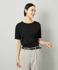 F6KAD15150 MICHEL KLEIN(小さいサイズ)(メゾン ドゥ サンク) [小さいサイズ]クリーンフォルムTシャツ ブラック