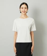 F6KAD15150 MICHEL KLEIN(小さいサイズ)(メゾン ドゥ サンク) [小さいサイズ]クリーンフォルムTシャツ ブラック