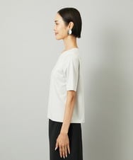 F6KAD15150 MICHEL KLEIN(小さいサイズ)(メゾン ドゥ サンク) [小さいサイズ]クリーンフォルムTシャツ ブラック