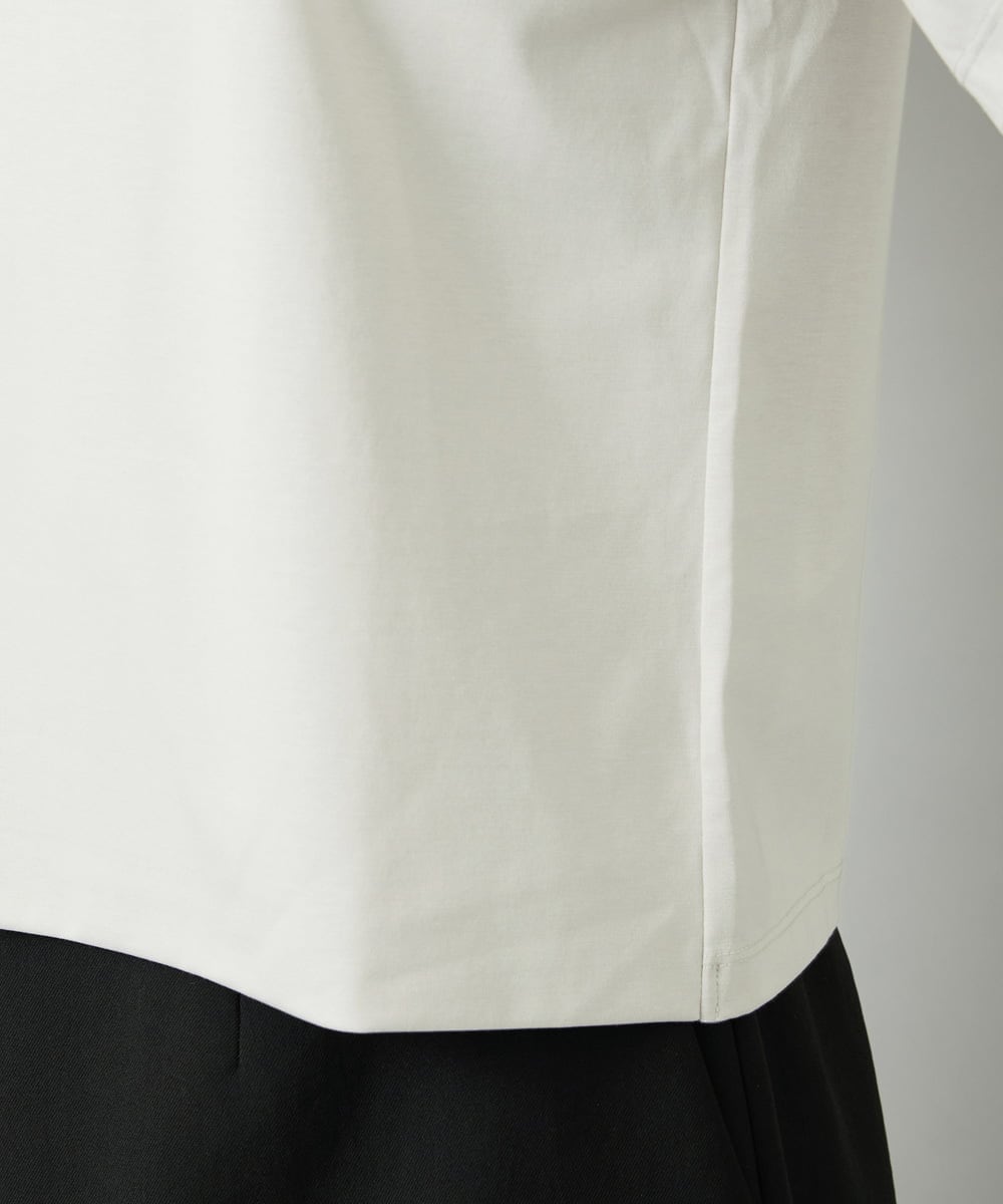 F6KAD15150 MICHEL KLEIN(小さいサイズ)(メゾン ドゥ サンク) [小さいサイズ]クリーンフォルムTシャツ ブラック