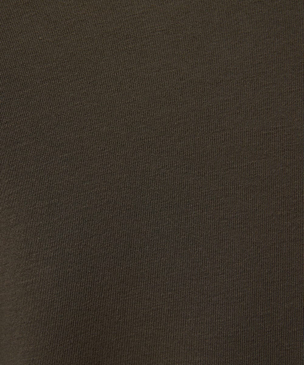 F6KAD19130 MICHEL KLEIN(小さいサイズ)(メゾン ドゥ サンク) [小さいサイズ]［レイヤードにおすすめ］シアーハイネックカットソー ブラウン