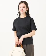 F6KGA05150 MICHEL KLEIN(小さいサイズ)(メゾン ドゥ サンク) [小さいサイズ]ワンポイント刺繍Tシャツ ホワイト