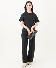 F6KGA05150 MICHEL KLEIN(小さいサイズ)(メゾン ドゥ サンク) [小さいサイズ]ワンポイント刺繍Tシャツ ホワイト