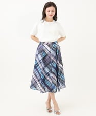 F6KGA05150 MICHEL KLEIN(小さいサイズ)(メゾン ドゥ サンク) [小さいサイズ]ワンポイント刺繍Tシャツ ホワイト
