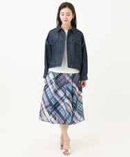 F6KGA05150 MICHEL KLEIN(小さいサイズ)(メゾン ドゥ サンク) [小さいサイズ]ワンポイント刺繍Tシャツ ホワイト