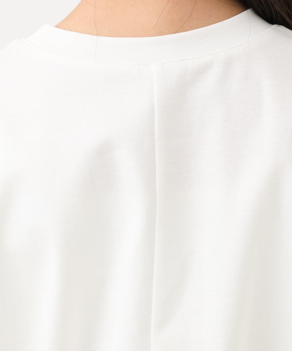 F6KGA05150 MICHEL KLEIN(小さいサイズ)(メゾン ドゥ サンク) [小さいサイズ]ワンポイント刺繍Tシャツ ホワイト