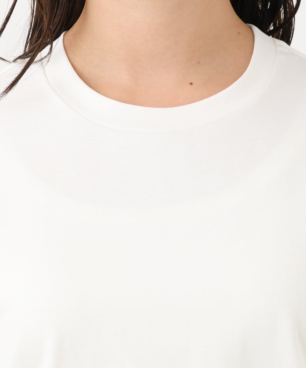 F6KGA05150 MICHEL KLEIN(小さいサイズ)(メゾン ドゥ サンク) [小さいサイズ]ワンポイント刺繍Tシャツ ホワイト
