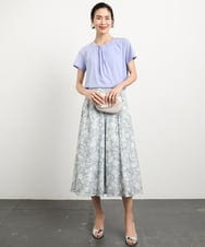F6KGA18150 MICHEL KLEIN(小さいサイズ)(メゾン ドゥ サンク) [小さいサイズ]ボウタイブラウソー ライトブルー