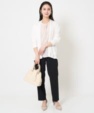 F6KGA18150 MICHEL KLEIN(小さいサイズ)(メゾン ドゥ サンク) [小さいサイズ]ボウタイブラウソー ライトブルー