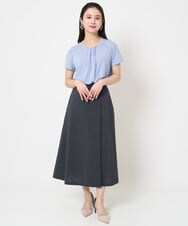 F6KGA18150 MICHEL KLEIN(小さいサイズ)(メゾン ドゥ サンク) [小さいサイズ]ボウタイブラウソー ライトブルー