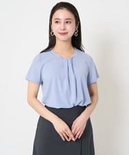 F6KGA18150 MICHEL KLEIN(小さいサイズ)(メゾン ドゥ サンク) [小さいサイズ]ボウタイブラウソー ライトブルー