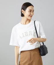 F6KGD02140 MICHEL KLEIN(小さいサイズ)(メゾン ドゥ サンク) [小さいサイズ]ボクシ―ロゴＴシャツ ホワイト