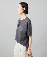 F6KGD02140 MICHEL KLEIN(小さいサイズ)(メゾン ドゥ サンク) [小さいサイズ]ボクシ―ロゴＴシャツ ホワイト