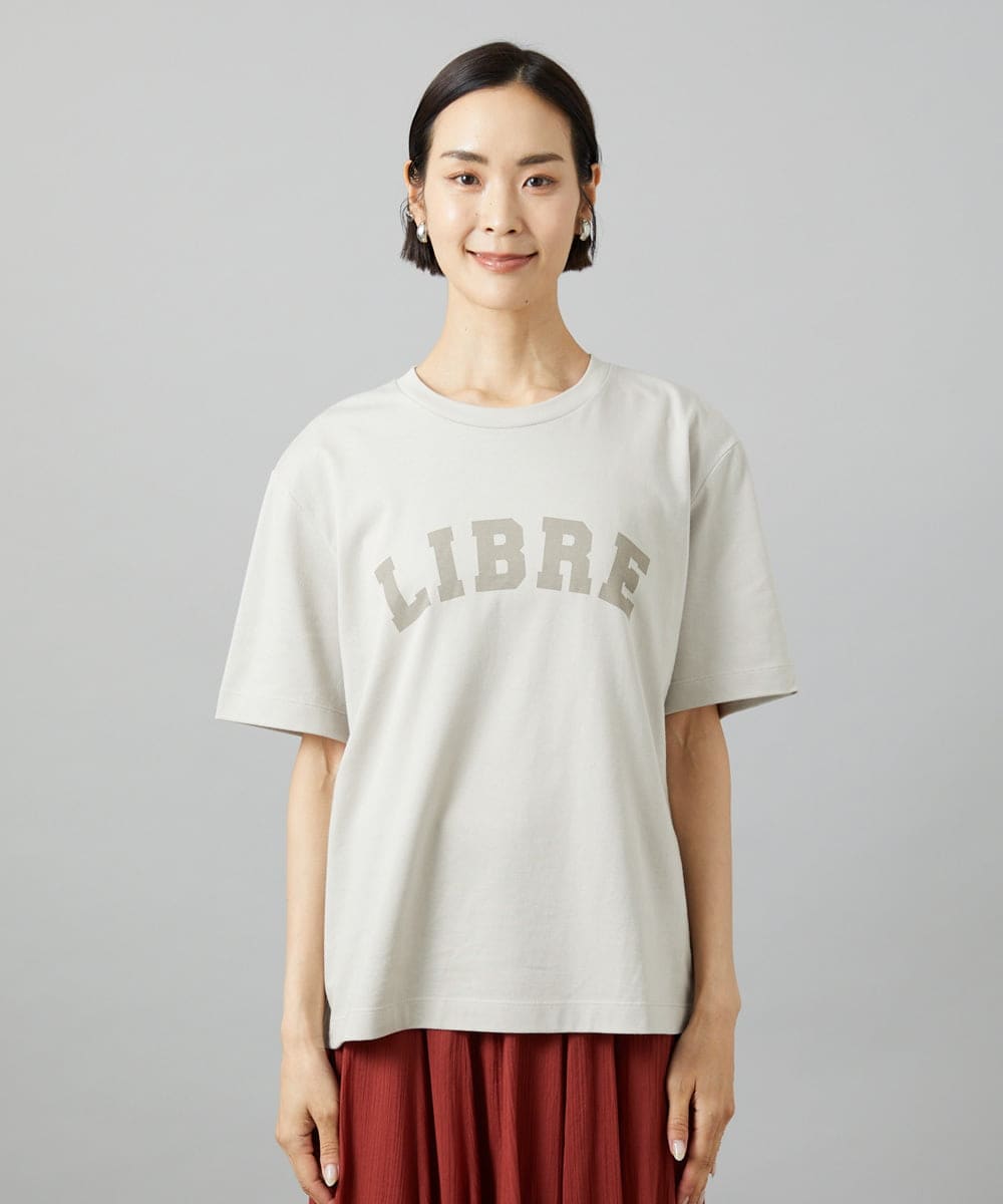 F6KGD02140 MICHEL KLEIN(小さいサイズ)(メゾン ドゥ サンク) [小さいサイズ]ボクシ―ロゴＴシャツ ホワイト