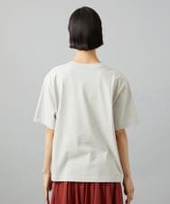 F6KGD02140 MICHEL KLEIN(小さいサイズ)(メゾン ドゥ サンク) [小さいサイズ]ボクシ―ロゴＴシャツ ホワイト