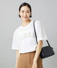 F6KGD02140 MICHEL KLEIN(小さいサイズ)(メゾン ドゥ サンク) [小さいサイズ]ボクシ―ロゴＴシャツ ホワイト