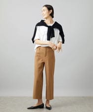 F6KGD02140 MICHEL KLEIN(小さいサイズ)(メゾン ドゥ サンク) [小さいサイズ]ボクシ―ロゴＴシャツ ホワイト
