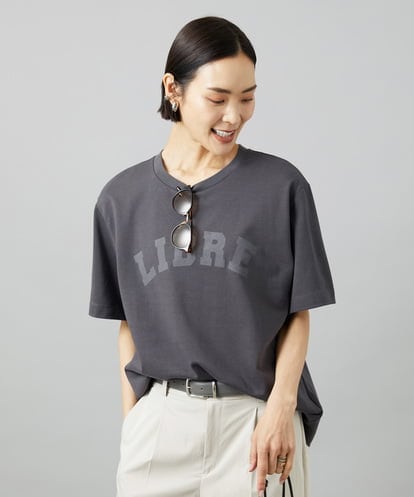 F6KGD02140 MICHEL KLEIN(小さいサイズ) [小さいサイズ]ボクシ―ロゴＴシャツ