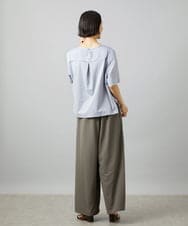 F6KGD03150 MICHEL KLEIN(小さいサイズ)(メゾン ドゥ サンク) [小さいサイズ]サテンドッキングプルオーバー ライトブルー