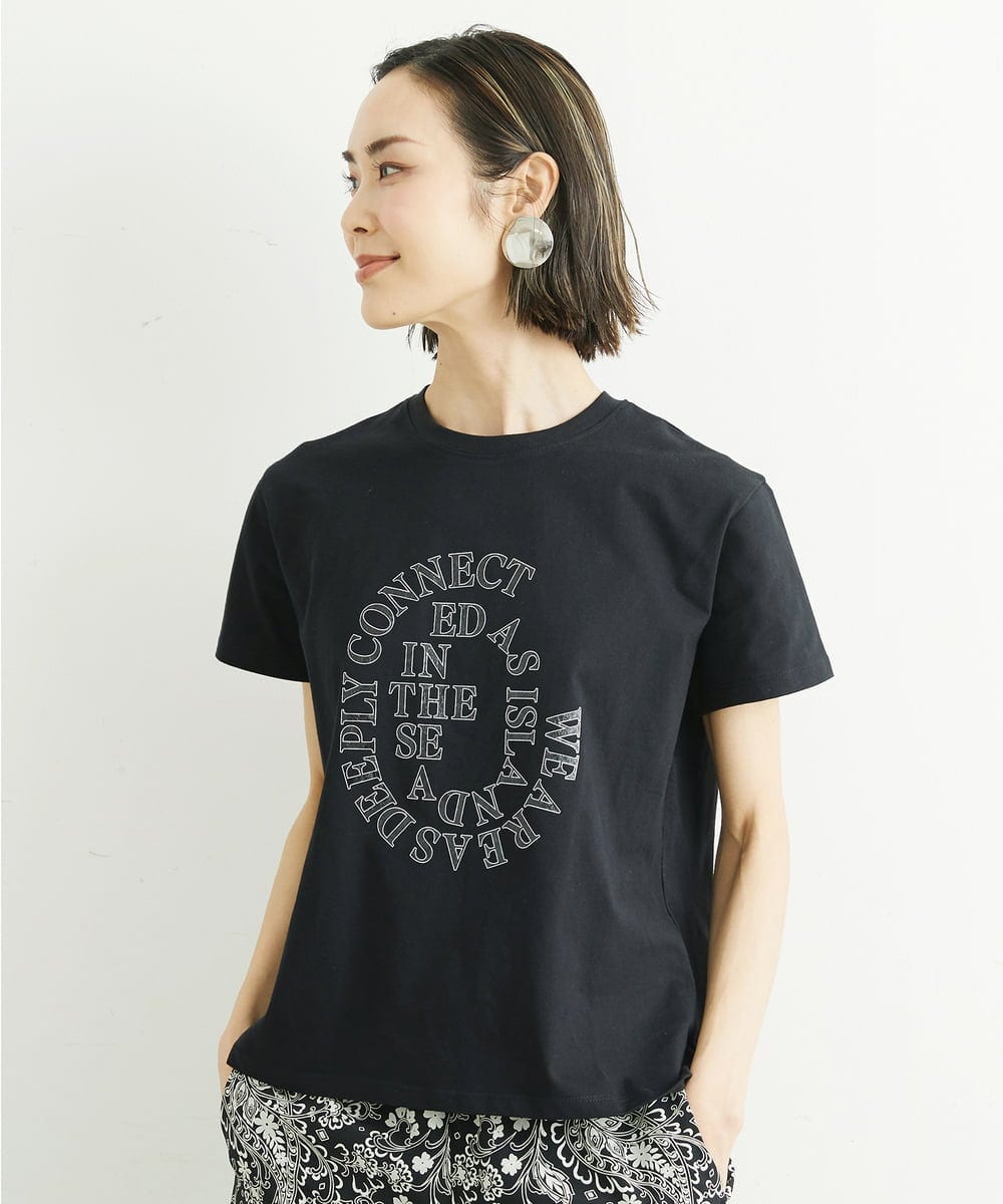 【Places+Faces】ロゴTシャツ ブラック Sサイズ