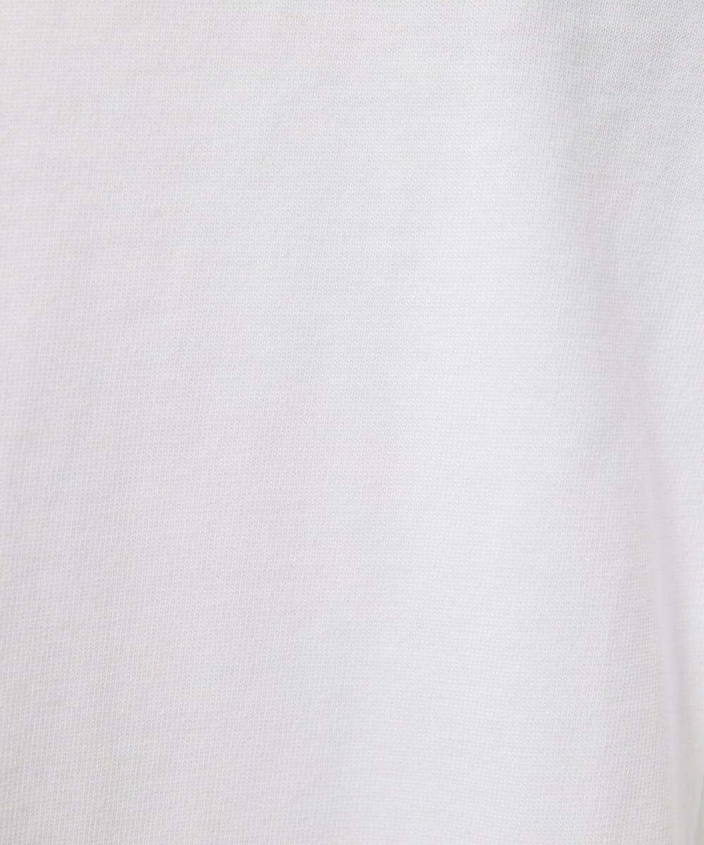 F6KGV33120 MICHEL KLEIN(小さいサイズ)(メゾン ドゥ サンク) [小さいサイズ]サイドプリントロゴTシャツ ライトブルー(50)