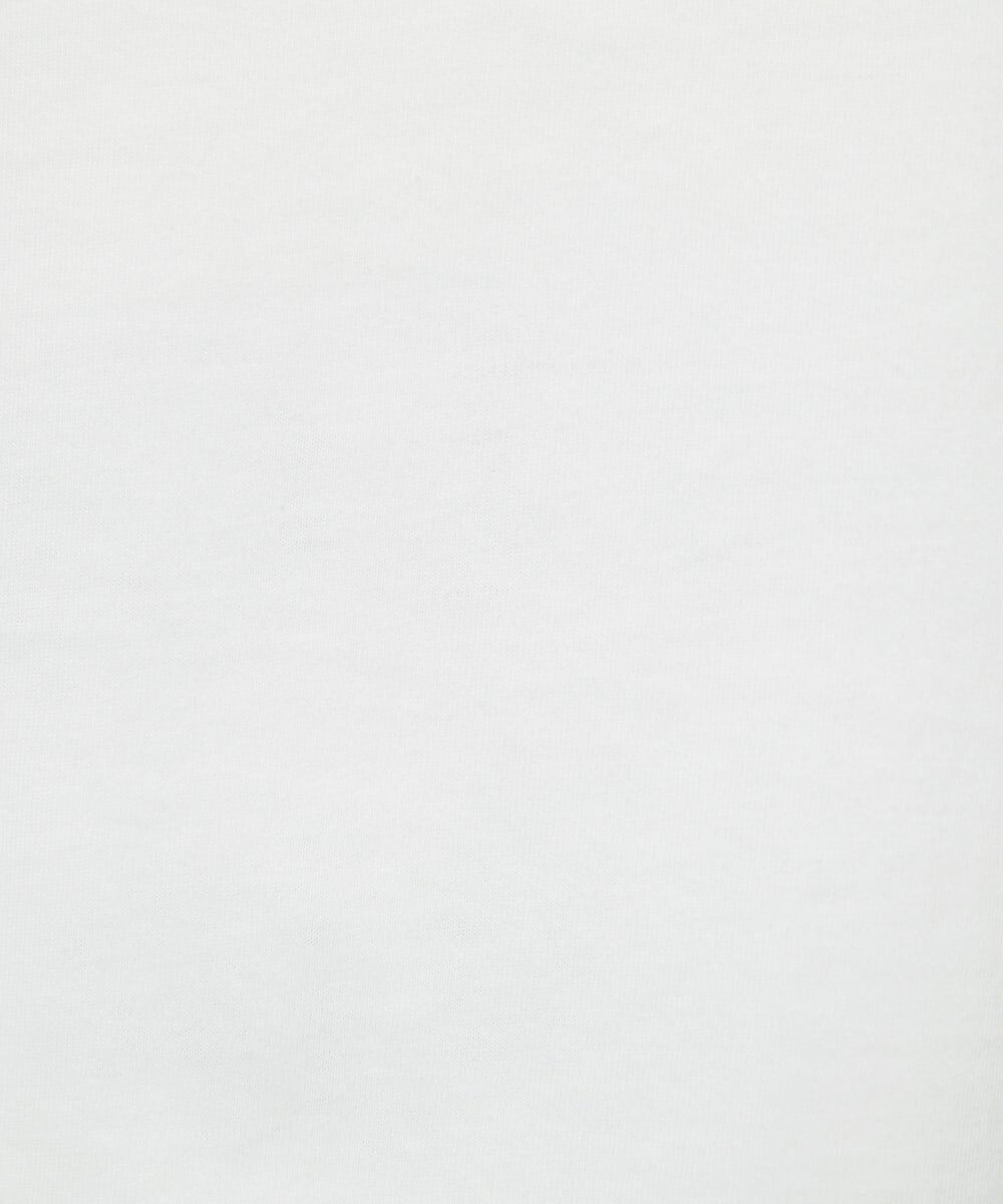 F6KGV36120 MICHEL KLEIN(小さいサイズ)(メゾン ドゥ サンク) [小さいサイズ]リバースサイドプリントロゴTシャツ ホワイト(90)