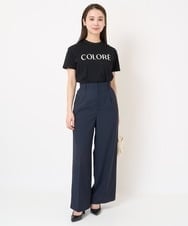 F6KGV40120 MICHEL KLEIN(小さいサイズ)(メゾン ドゥ サンク) [小さいサイズ]コンパクトロゴTシャツ ホワイト(90)