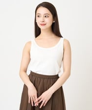 F6KGV44110 MICHEL KLEIN(小さいサイズ)(メゾン ドゥ サンク) [小さいサイズ]キョウネンフライスタンクトップ(定番) ネイビー(57)
