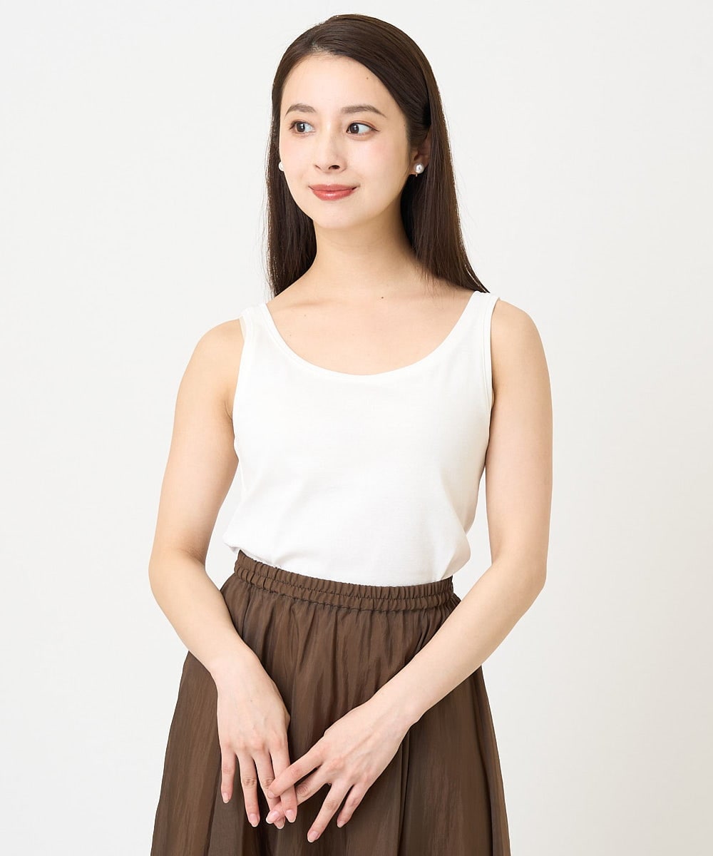 F6KGV44110 MICHEL KLEIN(小さいサイズ)(メゾン ドゥ サンク) [小さいサイズ]キョウネンフライスタンクトップ(定番) ネイビー(57)