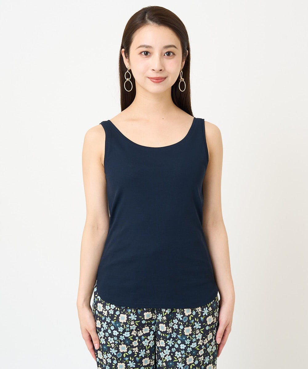 F6KGV44110 MICHEL KLEIN(小さいサイズ)(メゾン ドゥ サンク) [小さいサイズ]キョウネンフライスタンクトップ(定番) ネイビー(57)