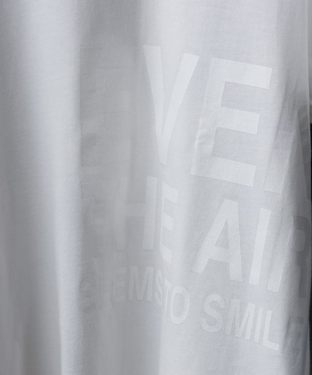 F6KHA22120 MICHEL KLEIN(小さいサイズ)(メゾン ドゥ サンク) [小さいサイズ]ラメロゴTシャツ ホワイト