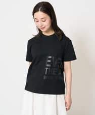 F6KHA22120 MICHEL KLEIN(小さいサイズ)(メゾン ドゥ サンク) [小さいサイズ]ラメロゴTシャツ ホワイト