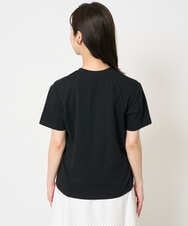 F6KHA22120 MICHEL KLEIN(小さいサイズ)(メゾン ドゥ サンク) [小さいサイズ]ラメロゴTシャツ ホワイト