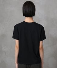 F6KHA22120 MICHEL KLEIN(小さいサイズ)(メゾン ドゥ サンク) [小さいサイズ]ラメロゴTシャツ ホワイト