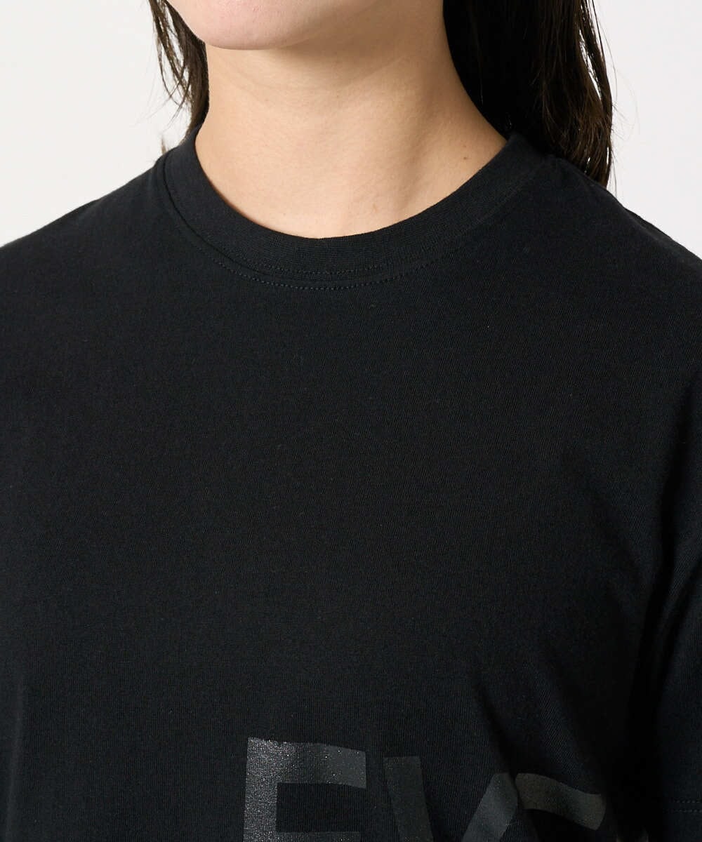 F6KHA22120 MICHEL KLEIN(小さいサイズ)(メゾン ドゥ サンク) [小さいサイズ]ラメロゴTシャツ ホワイト