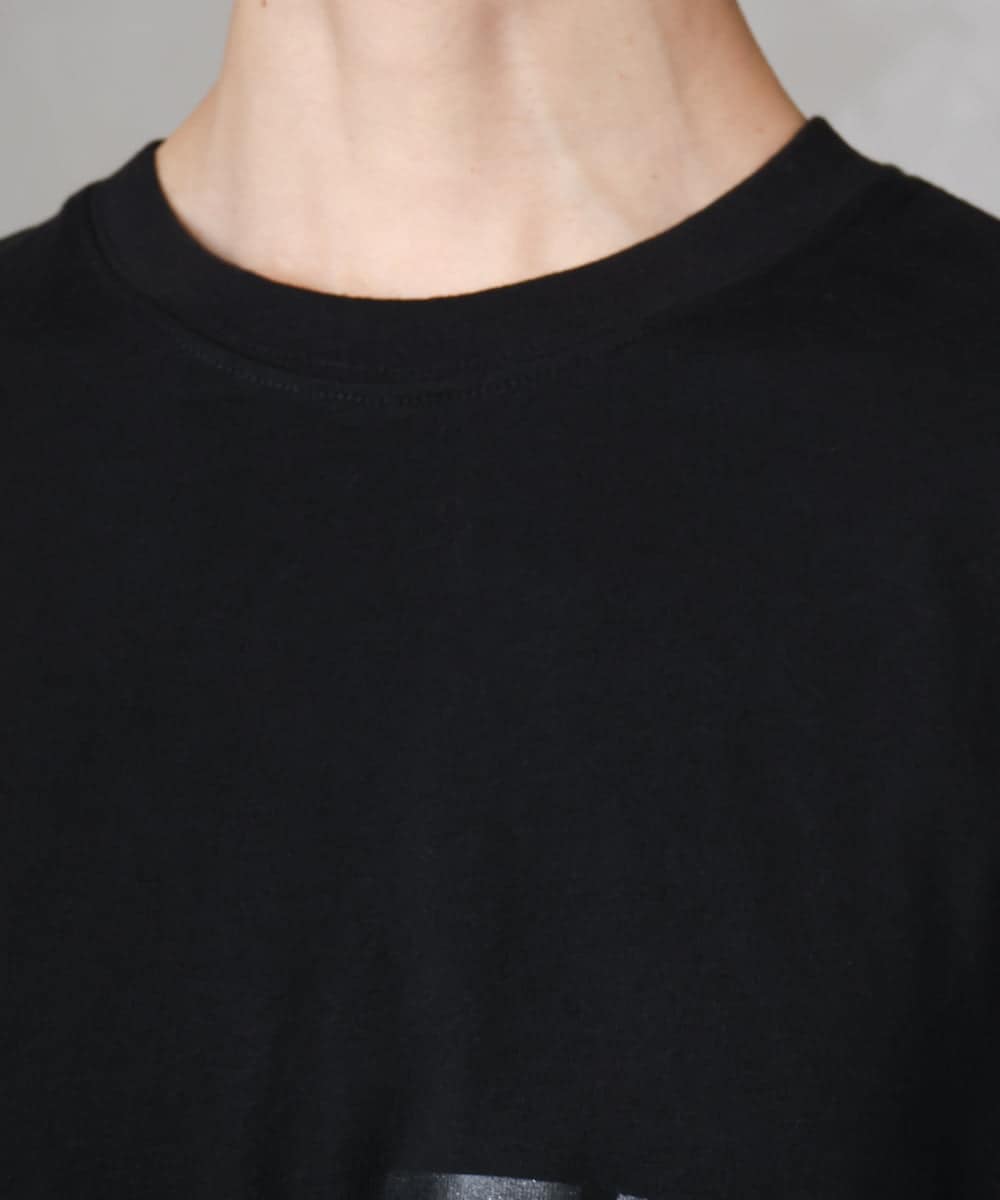 F6KHA22120 MICHEL KLEIN(小さいサイズ)(メゾン ドゥ サンク) [小さいサイズ]ラメロゴTシャツ ホワイト