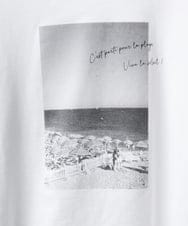 F6KHA23120 MICHEL KLEIN(小さいサイズ)(メゾン ドゥ サンク) [小さいサイズ]フォトプリントTシャツ ホワイト