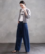F6KHA23120 MICHEL KLEIN(小さいサイズ)(メゾン ドゥ サンク) [小さいサイズ]フォトプリントTシャツ ホワイト