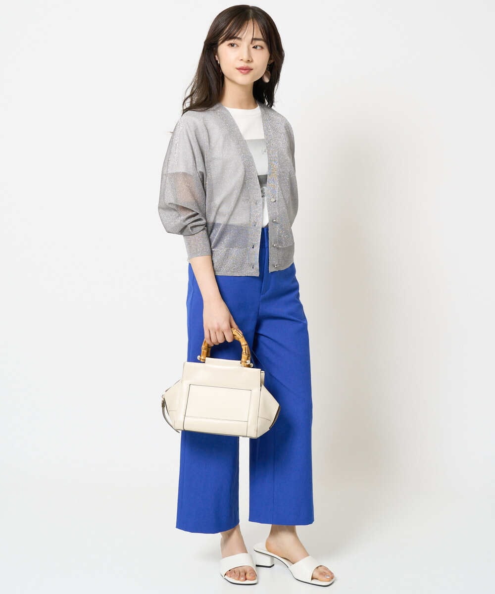 F6KHA23120 MICHEL KLEIN(小さいサイズ)(メゾン ドゥ サンク) [小さいサイズ]フォトプリントTシャツ ホワイト