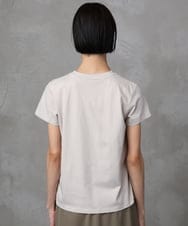 F6KHA23120 MICHEL KLEIN(小さいサイズ)(メゾン ドゥ サンク) [小さいサイズ]フォトプリントTシャツ ホワイト